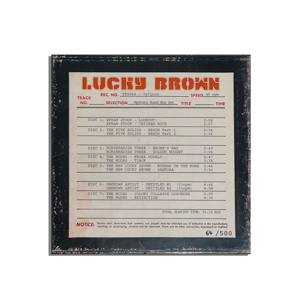 Lucky Brown - 'Mystery Road': 7x7inch Box Set [FUNK / SOUL / BLUES]