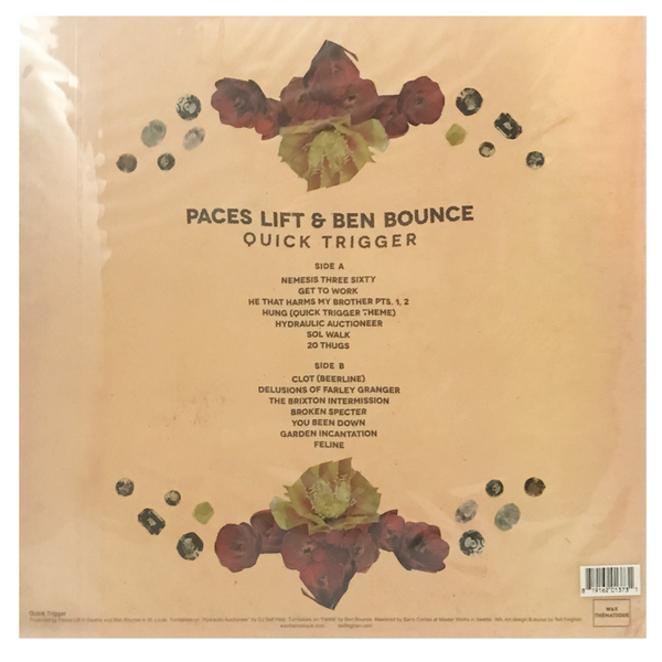 Paces Lift and Ben Bounce - Quick Trigger. LP [SPAGHETTI WESTERN BEATS / INSTRUMENTAL HIP HOP] Wax Thématique #1