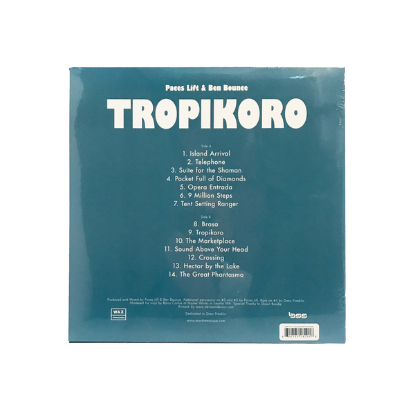 Paces Lift and Ben Bounce "Tropikoro" Limited Color Vinyl [TROPICAL BEATS / INSTRUMENTAL HIP HOP] Wax Thématique #4