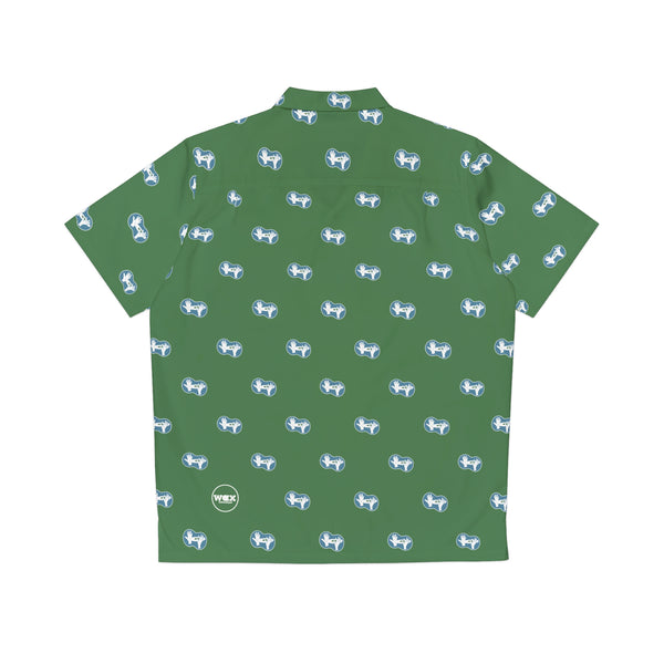 Wax Hands - Hawaiian Shirt (Green)