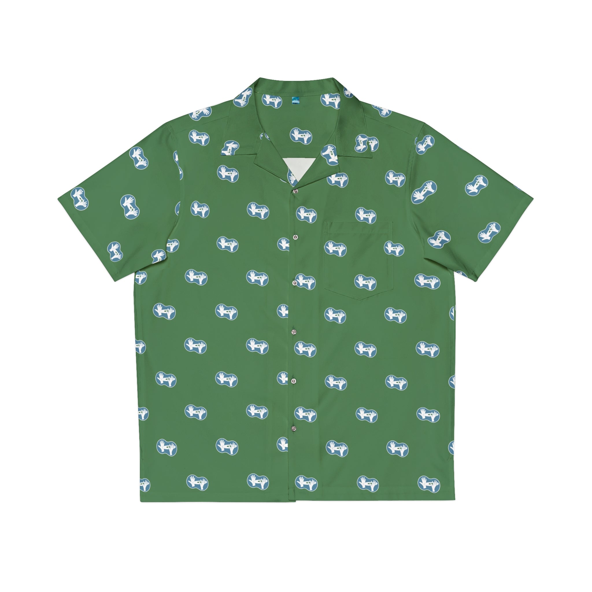 Wax Hands - Hawaiian Shirt (Green)