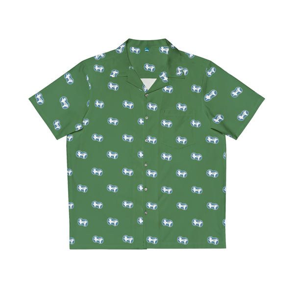 Wax Hands - Hawaiian Shirt (Green)