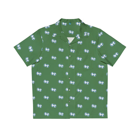 Wax Hands - Hawaiian Shirt (Green)