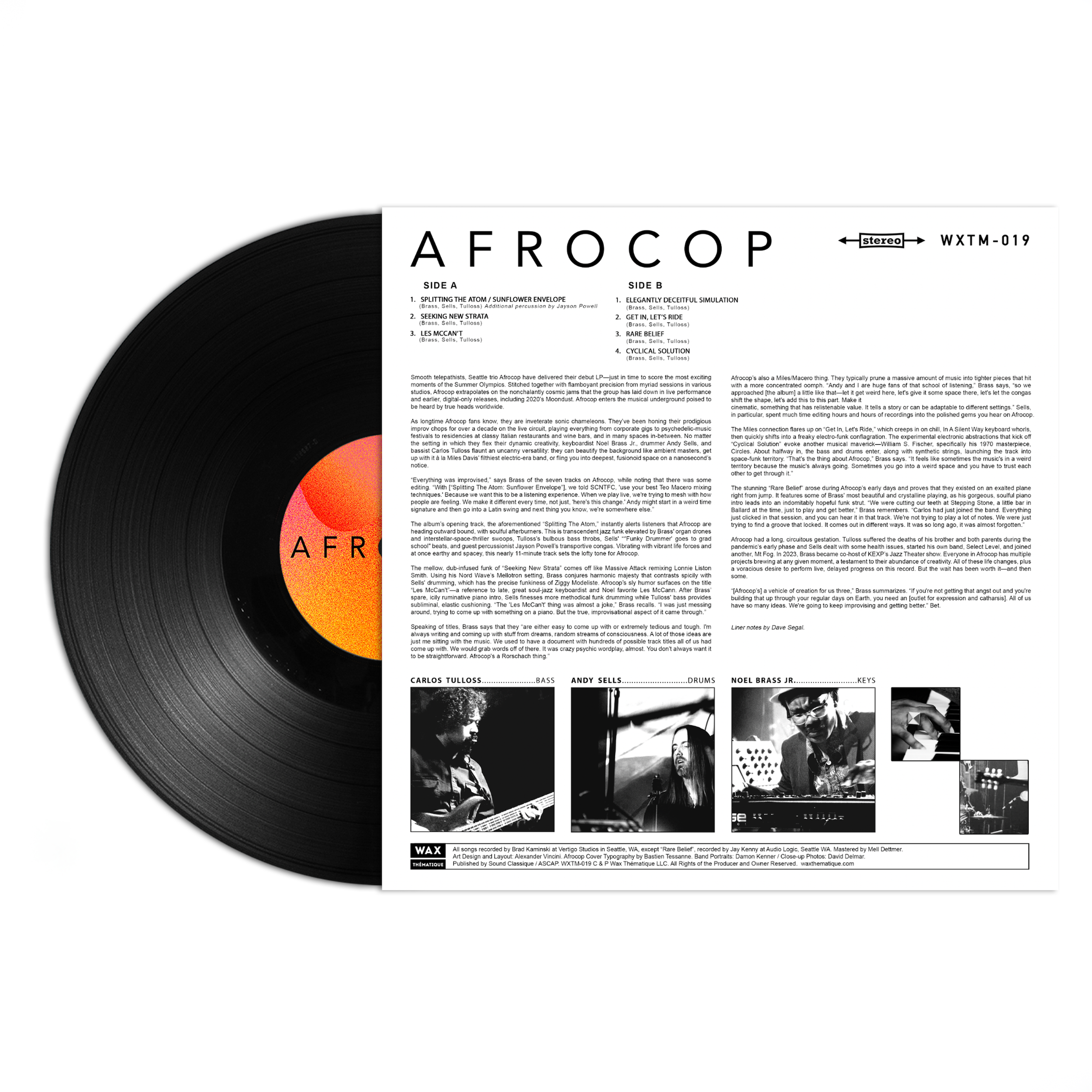 Afrocop - LP [JAZZ / FUSION / FUNK] Wax Thématique #19 (3rd Pressing)