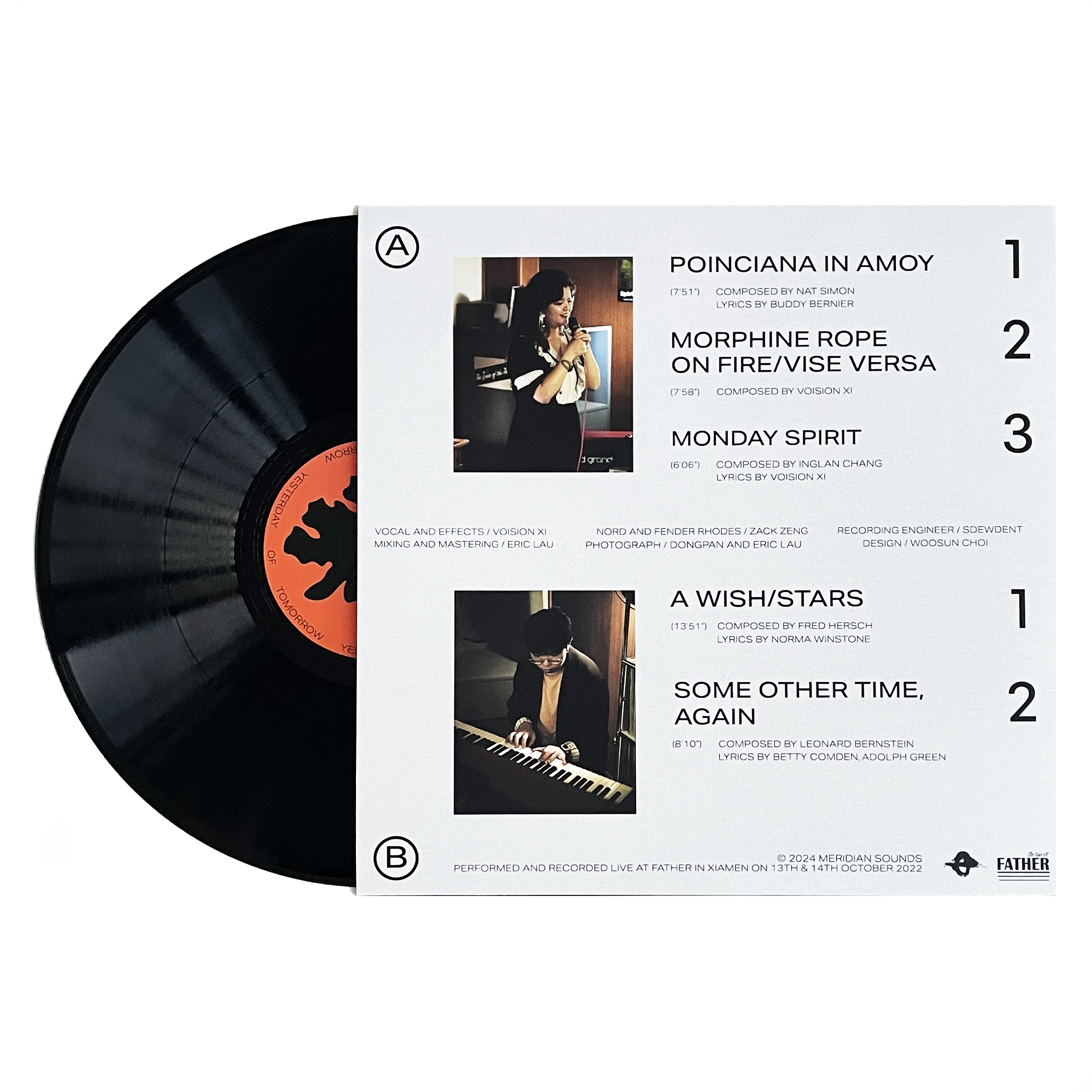 Voision Xi - "Yesterday of Tomorrow" LP [JAZZ] Label: Meridian Sounds (CHINA)