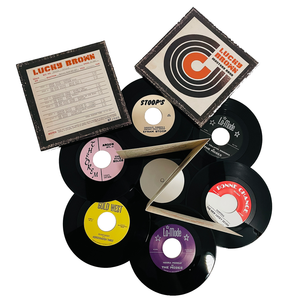 Lucky Brown - 'Mystery Road': 7x7inch Box Set [FUNK / SOUL / BLUES]