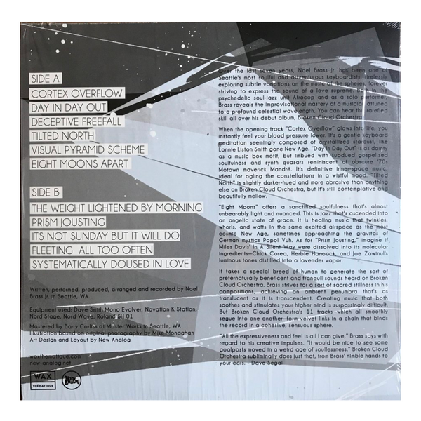 Noel Brass Jr. "Broken Cloud Orchestra" Limited Color Vinyl [AMBIENT / SPACE JAZZ] Wax Thématique #3