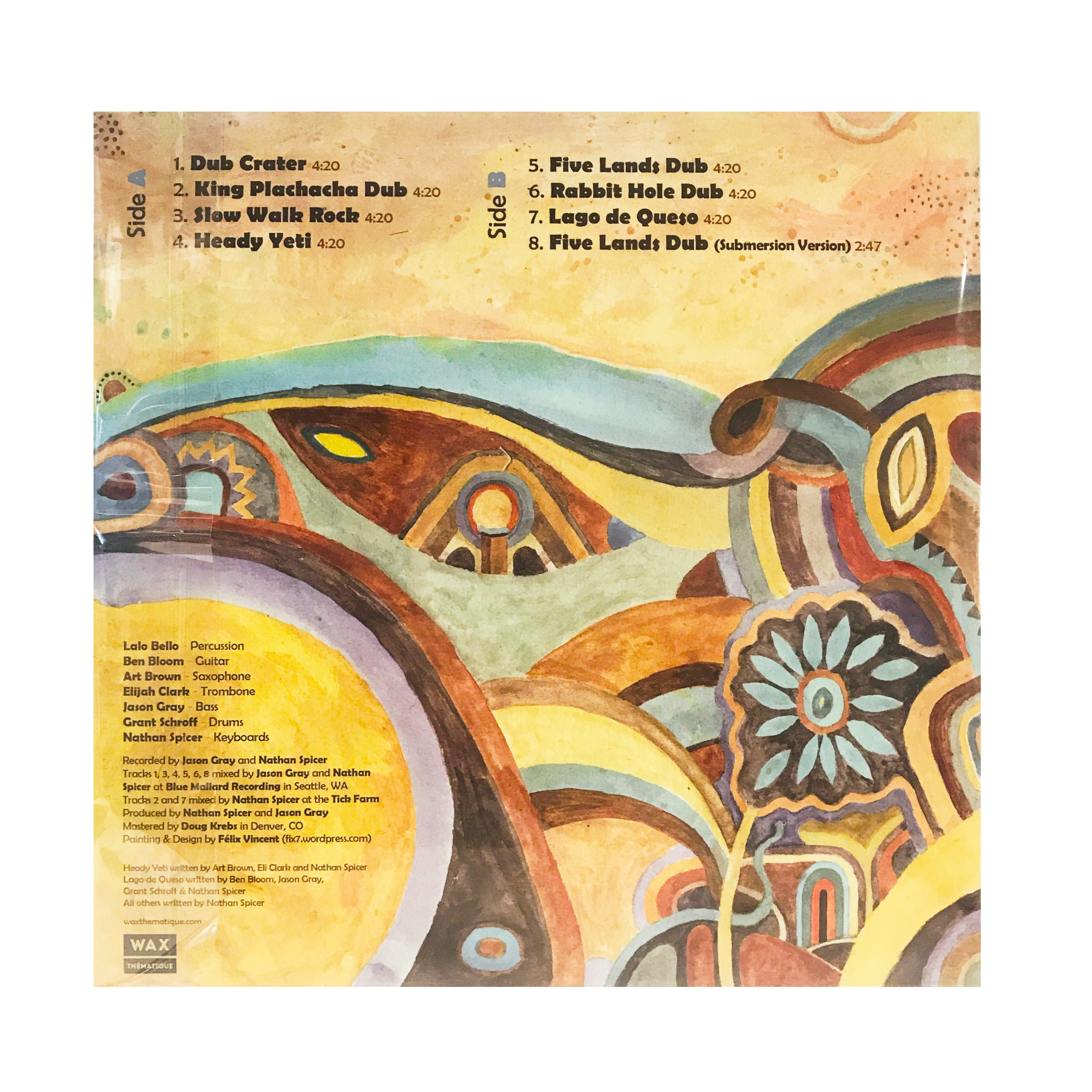 Rezin Tooth - Limited Color Vinyl LP [DUB/REGGAE] Wax Thématique #6