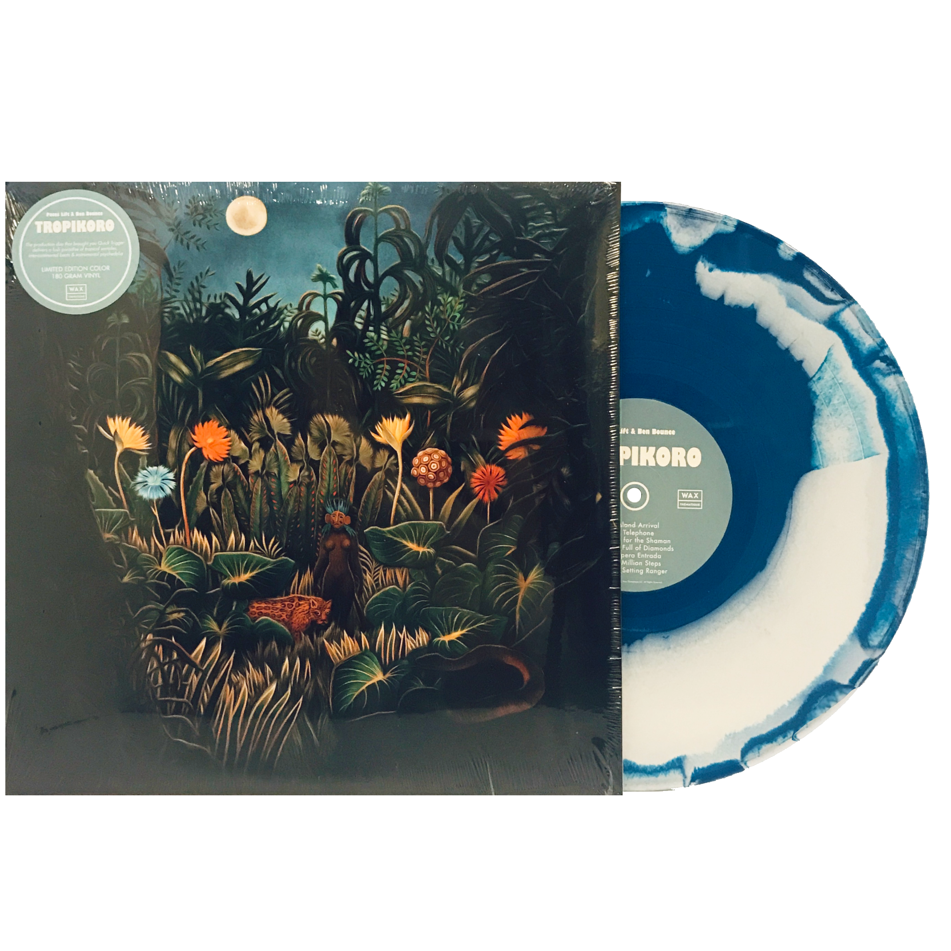 Nathan Womack and Ben Bounce "Tropikoro" Limited Color Vinyl [TROPICAL BEATS / INSTRUMENTAL HIP HOP] Wax Thématique #4