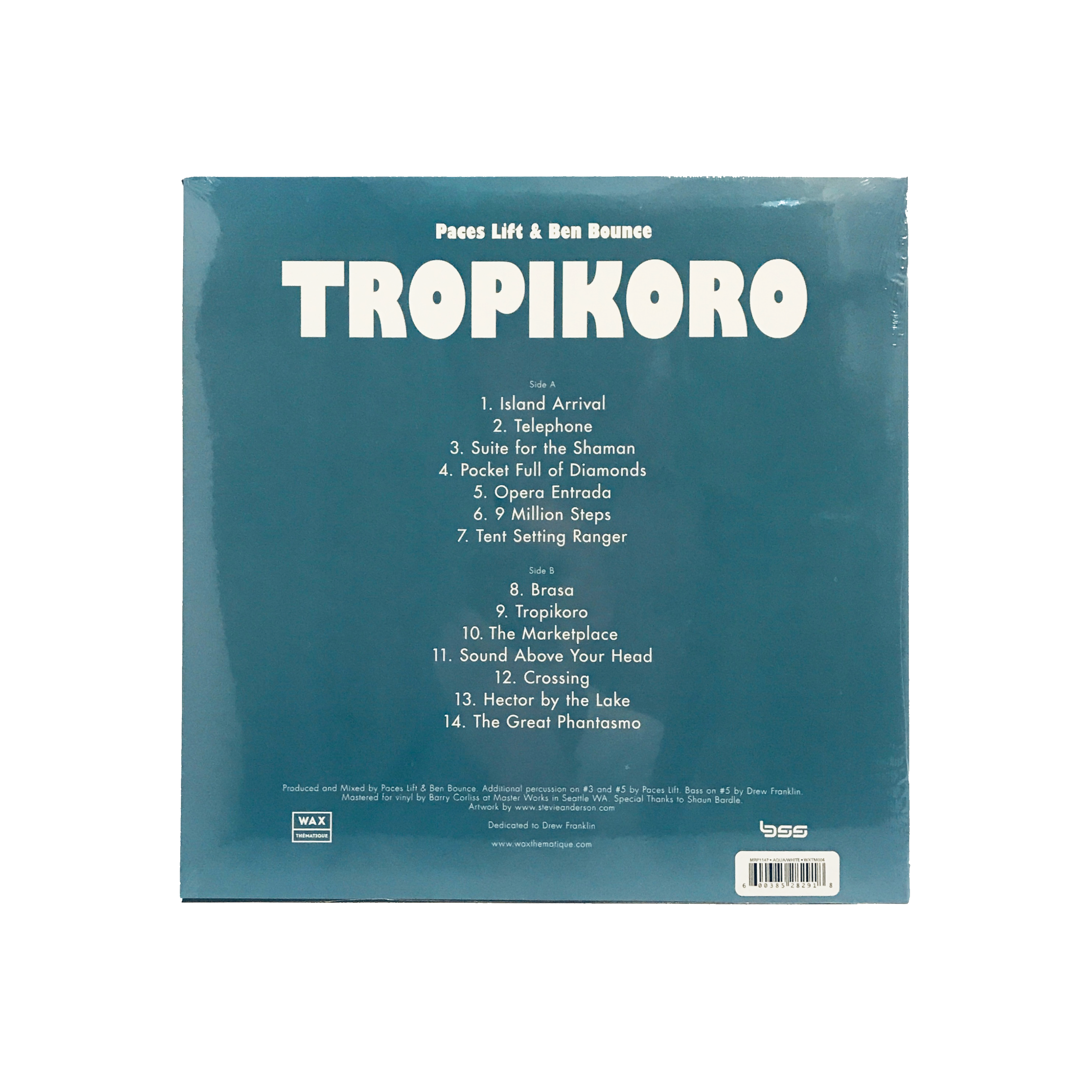 Nathan Womack and Ben Bounce "Tropikoro" Limited Color Vinyl [TROPICAL BEATS / INSTRUMENTAL HIP HOP] Wax Thématique #4