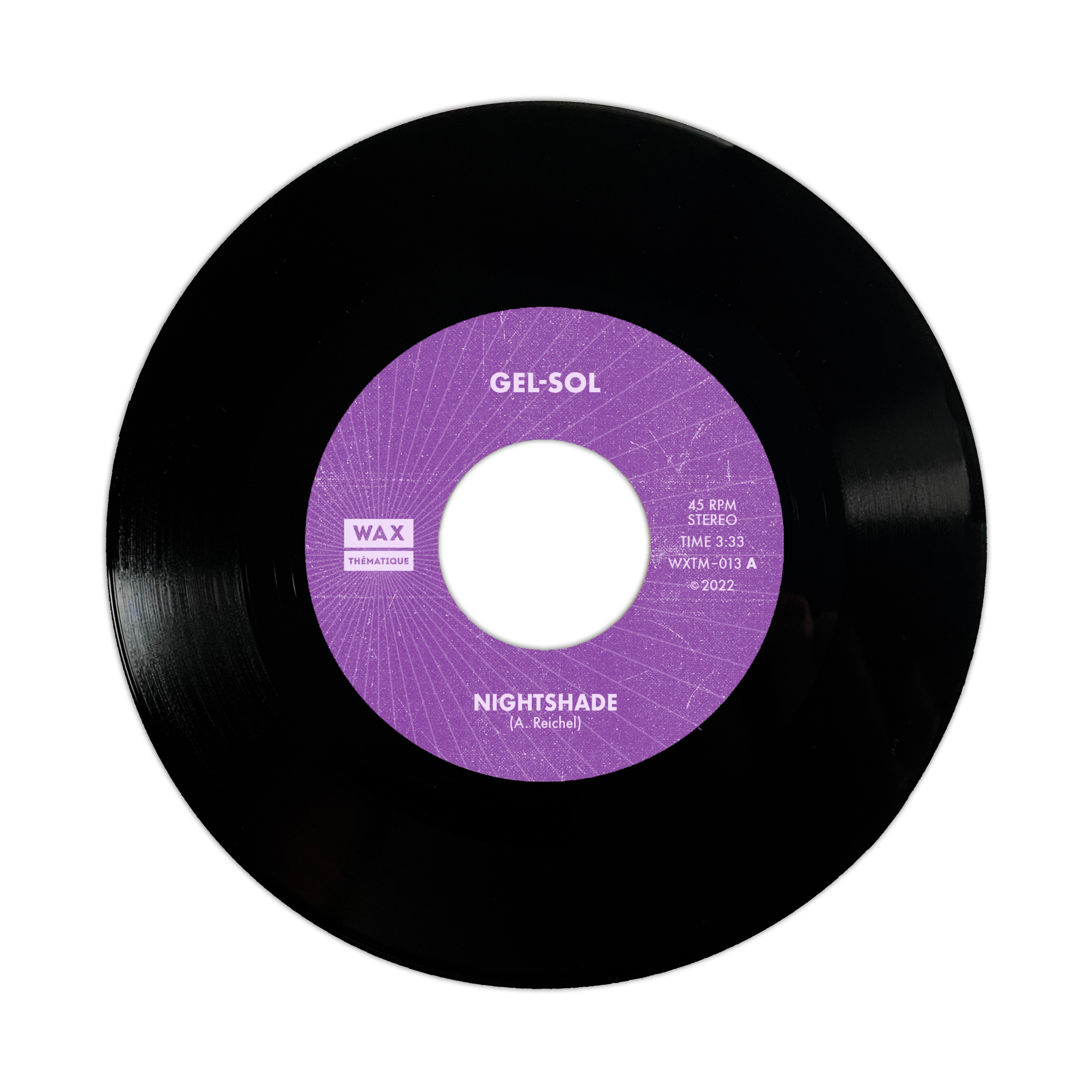Gel-Sol - Nightshade 7" [LIBRARY / INSTRUMENTAL] Wax Thématique #13